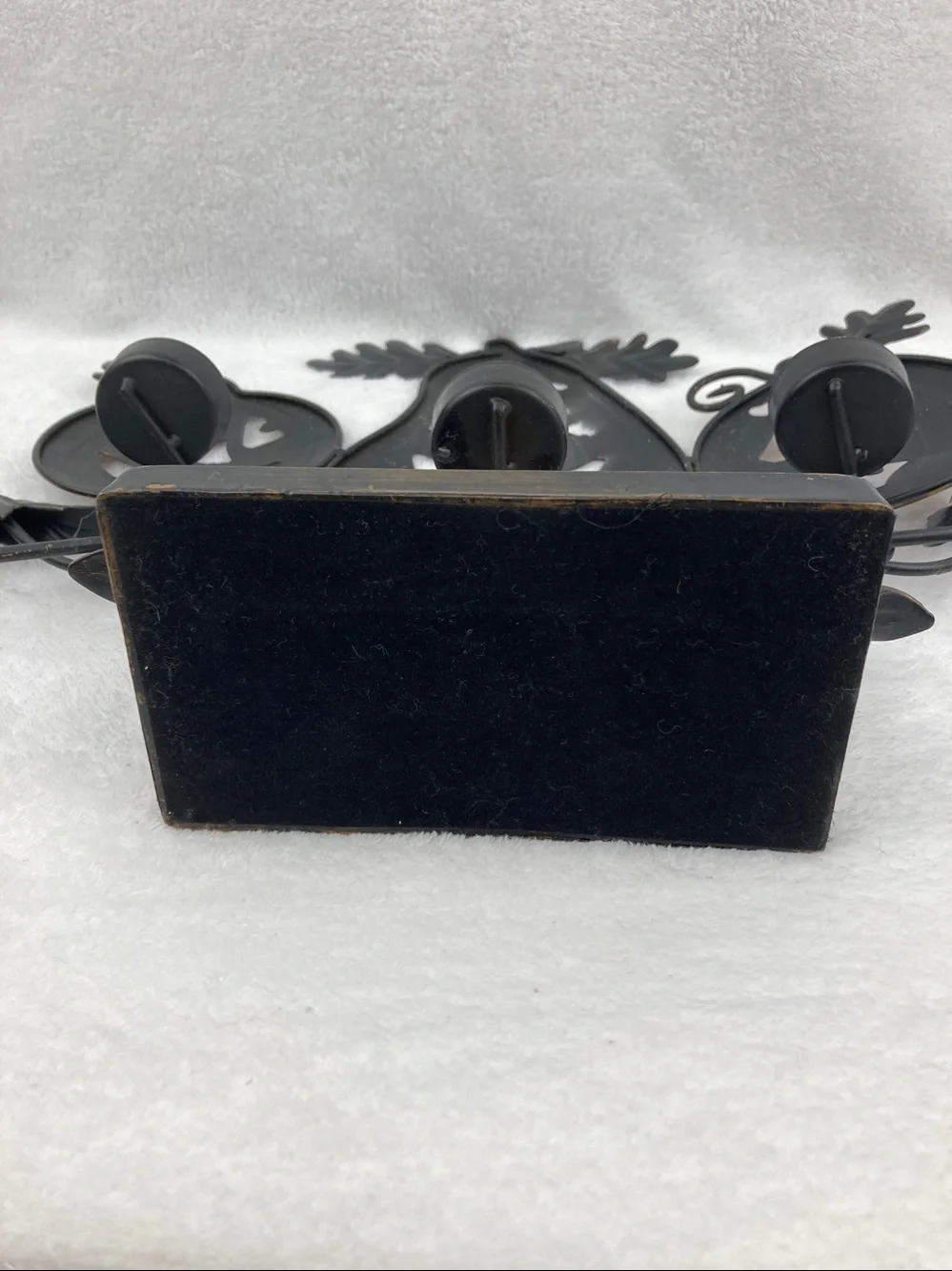 Decorative Rustic Halloween Metal Jack-O-Lantern Tea Light Holder 22”